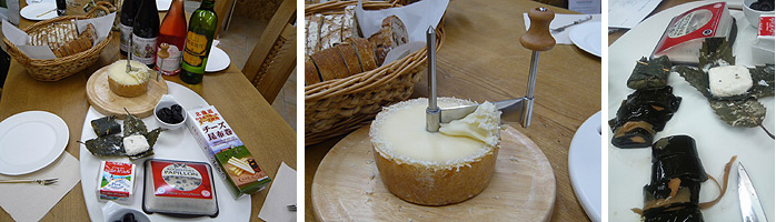 南フランスのチーズ食べ比べ