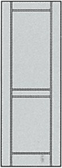 片引きドア　２枚パネル　2088×1464×152