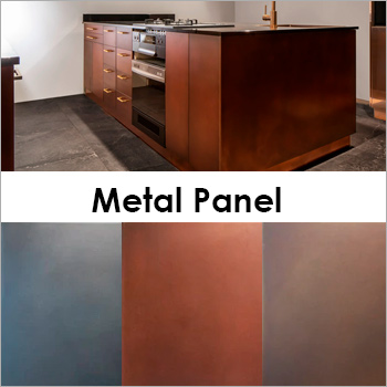 真鍮や銅を職人の表面加飾技術で仕上げた扉材「Metal Panel」／アイチメタルトレーディングス