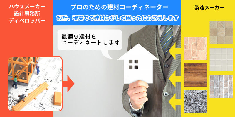 プロのための「建材コーディネーター」