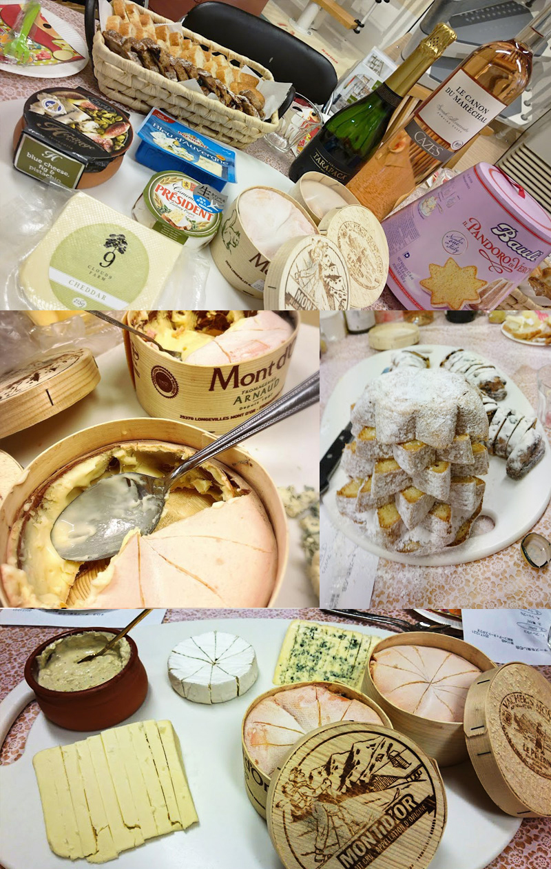 冬のチーズ、モンドールの食べ比べ